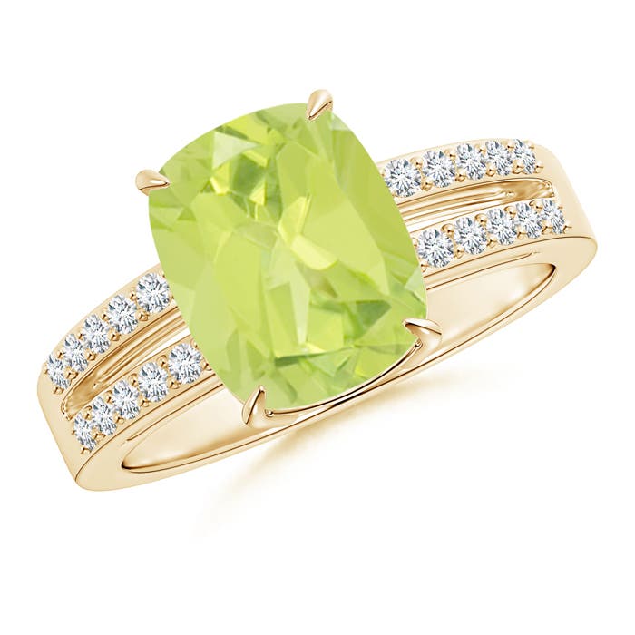 A - Peridot / 3.1 CT / 14 KT Yellow Gold