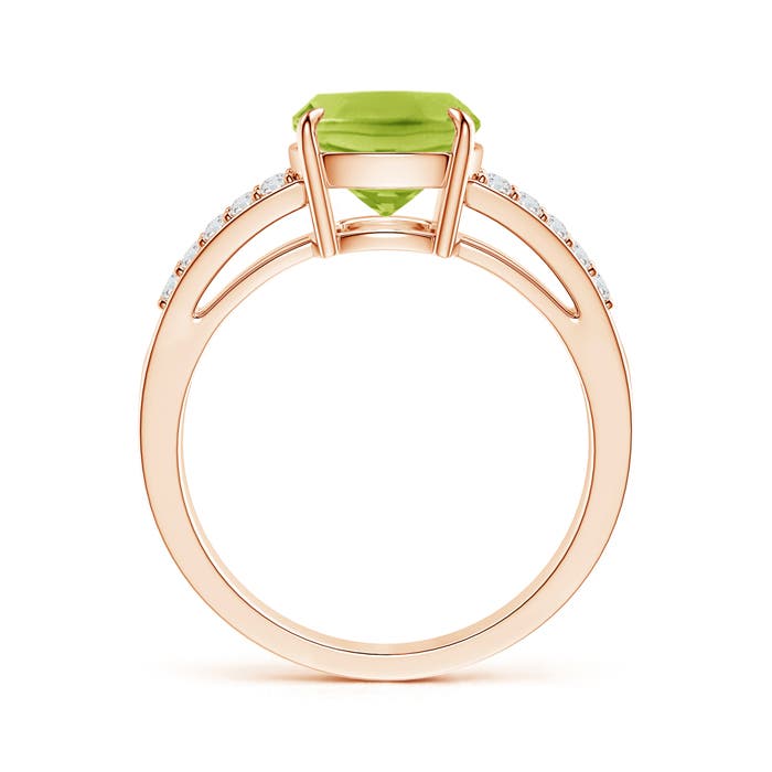 AA - Peridot / 3.1 CT / 14 KT Rose Gold