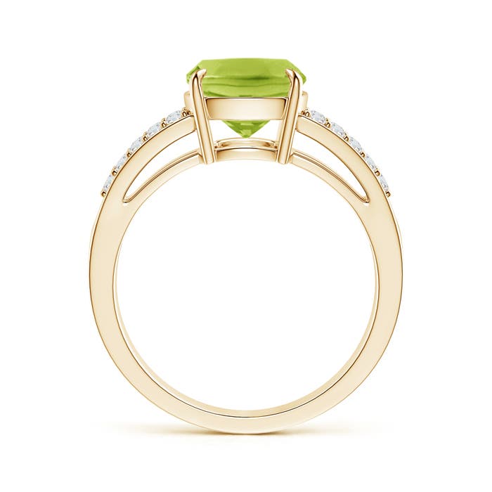 AA - Peridot / 3.1 CT / 14 KT Yellow Gold