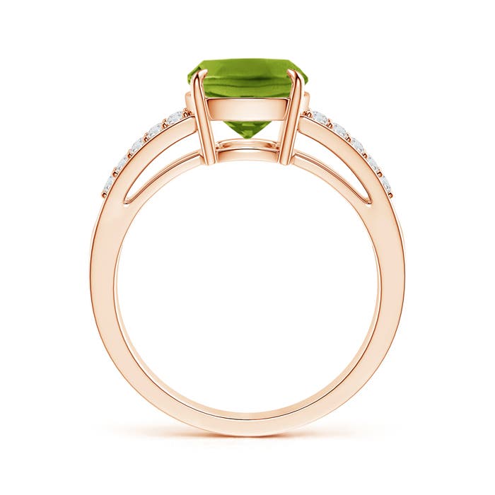 AAAA - Peridot / 3.1 CT / 14 KT Rose Gold