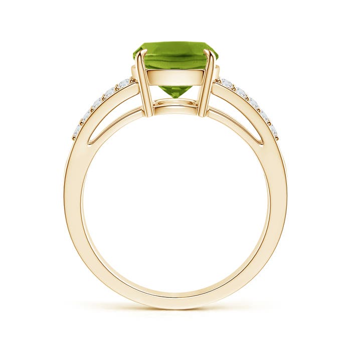 AAAA - Peridot / 3.1 CT / 14 KT Yellow Gold