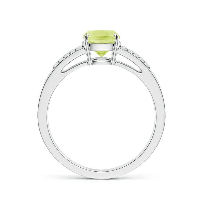 A - Peridot / 1.57 CT / 14 KT White Gold