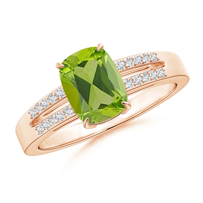 AAA - Peridot / 1.57 CT / 14 KT Rose Gold