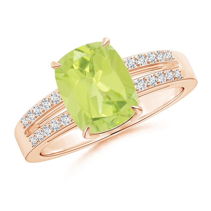 A - Peridot / 2.26 CT / 14 KT Rose Gold