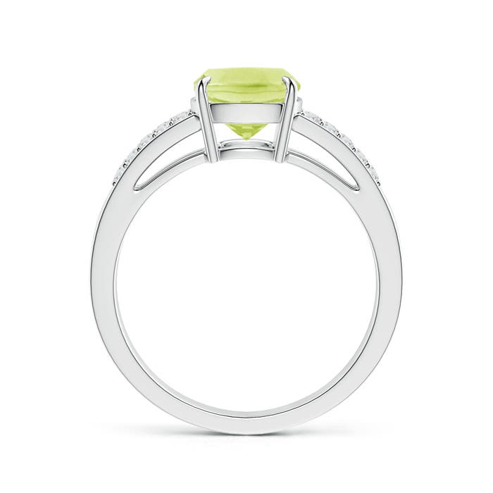 A - Peridot / 2.26 CT / 14 KT White Gold