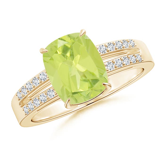 A - Peridot / 2.26 CT / 14 KT Yellow Gold