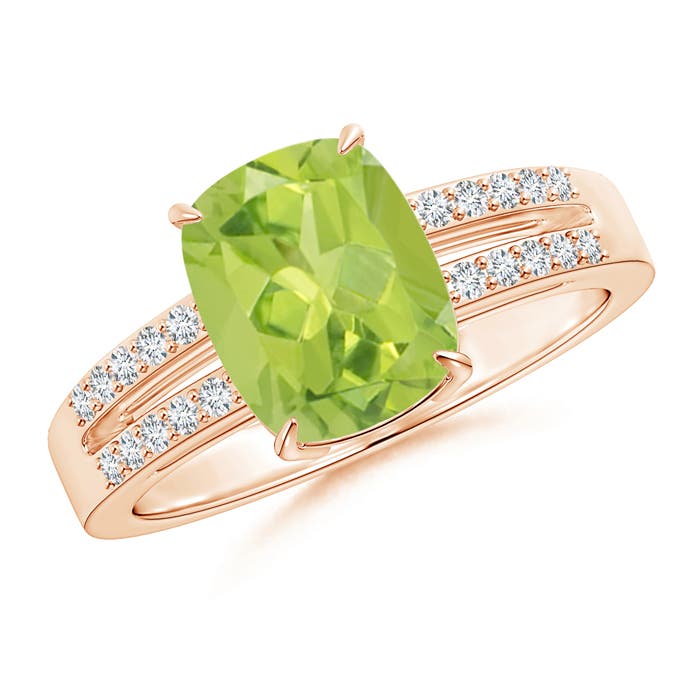 AA - Peridot / 2.26 CT / 14 KT Rose Gold