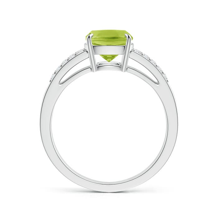 AA - Peridot / 2.26 CT / 14 KT White Gold