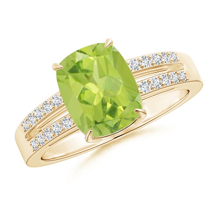 AA - Peridot / 2.26 CT / 14 KT Yellow Gold