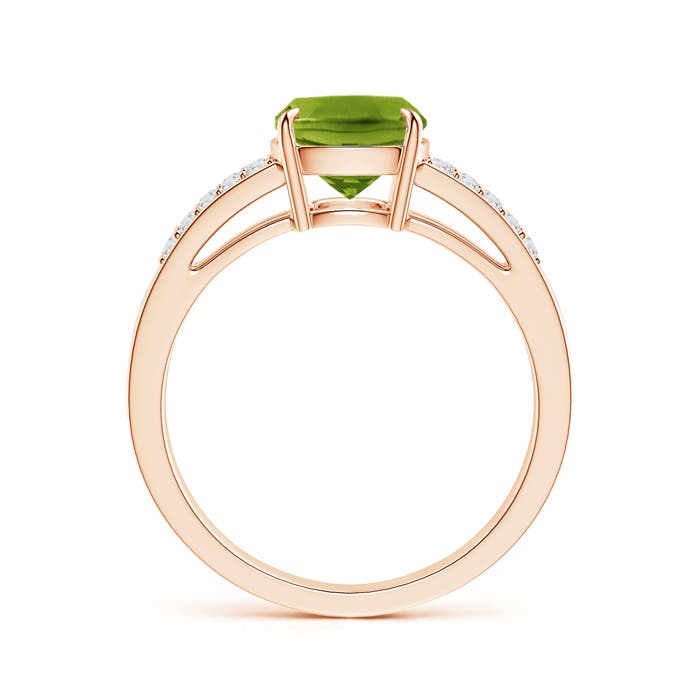 AAAA - Peridot / 2.26 CT / 14 KT Rose Gold