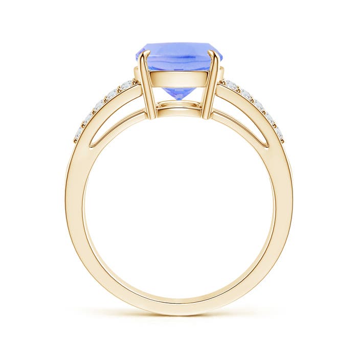 A - Tanzanite / 2.8 CT / 14 KT Yellow Gold