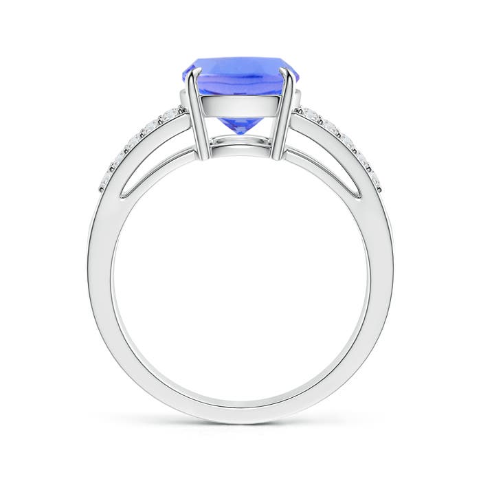 AA - Tanzanite / 2.8 CT / 14 KT White Gold