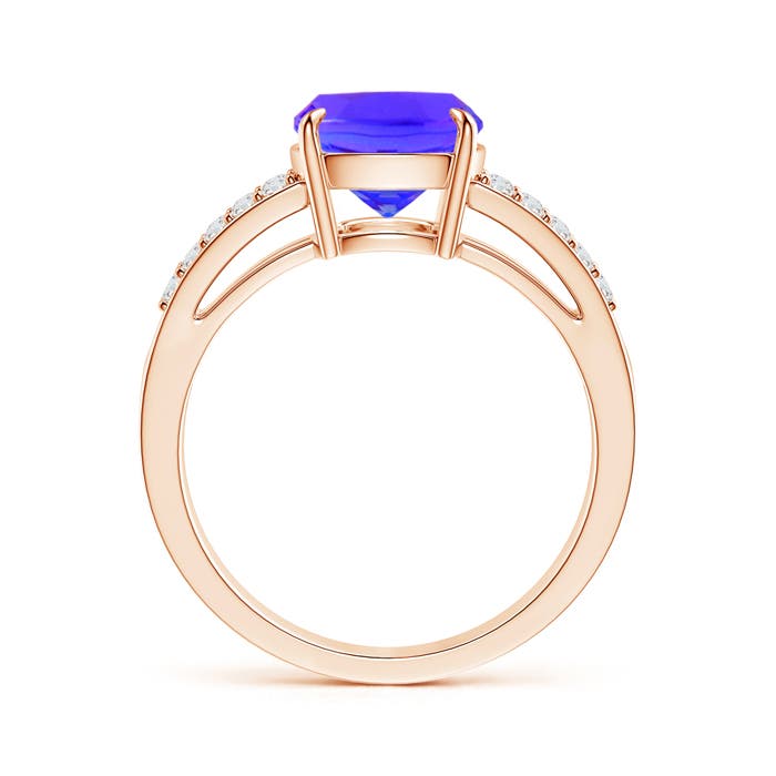 AAA - Tanzanite / 2.8 CT / 14 KT Rose Gold