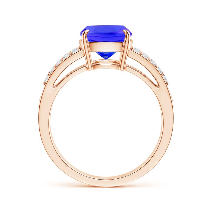 AAAA - Tanzanite / 2.8 CT / 14 KT Rose Gold