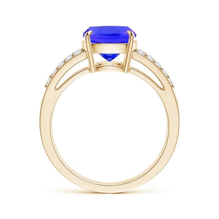 AAAA - Tanzanite / 2.8 CT / 14 KT Yellow Gold