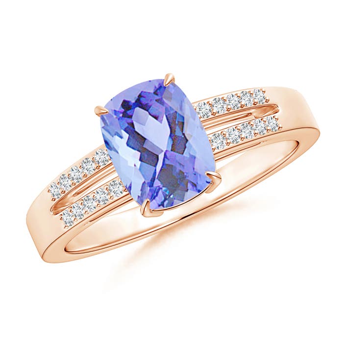 A - Tanzanite / 1.72 CT / 14 KT Rose Gold