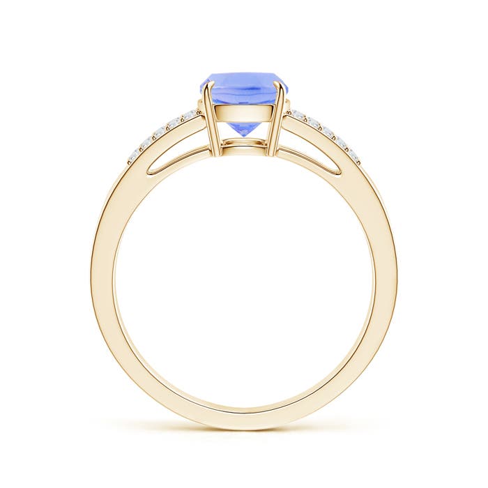 A - Tanzanite / 1.72 CT / 14 KT Yellow Gold