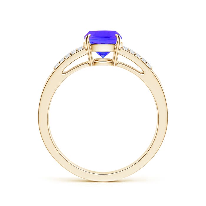 AAA - Tanzanite / 1.72 CT / 14 KT Yellow Gold