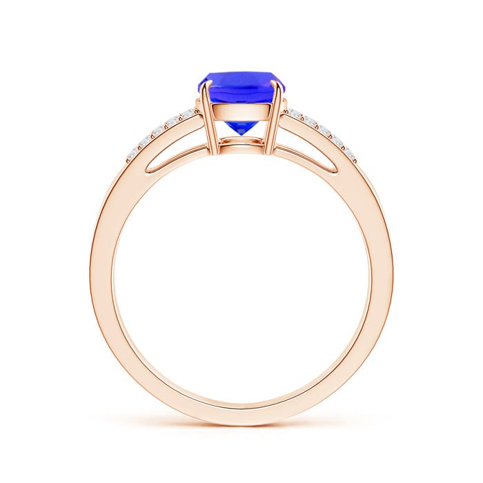 AAAA - Tanzanite / 1.72 CT / 14 KT Rose Gold