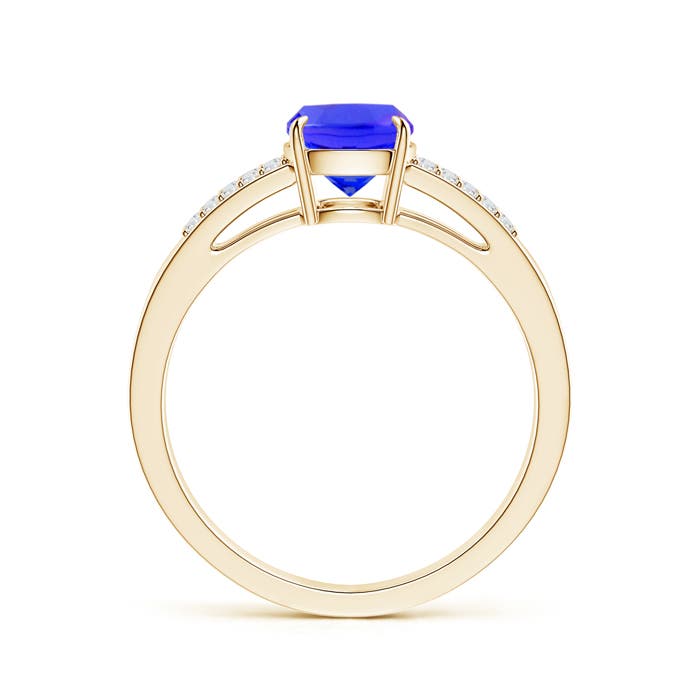 AAAA - Tanzanite / 1.72 CT / 14 KT Yellow Gold