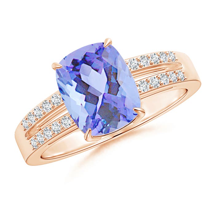 A - Tanzanite / 2.61 CT / 14 KT Rose Gold