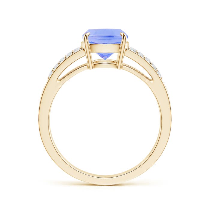 A - Tanzanite / 2.61 CT / 14 KT Yellow Gold