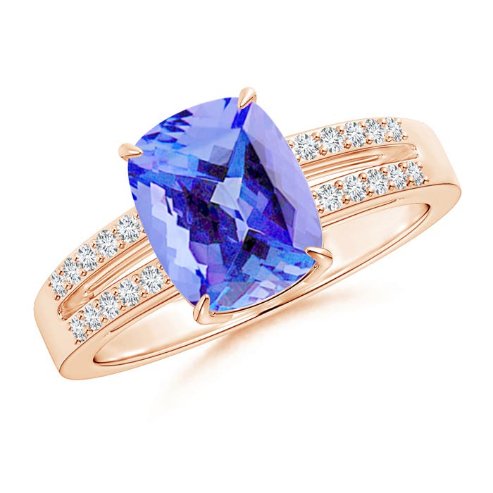 AA - Tanzanite / 2.61 CT / 14 KT Rose Gold