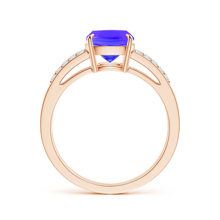 AAA - Tanzanite / 2.61 CT / 14 KT Rose Gold