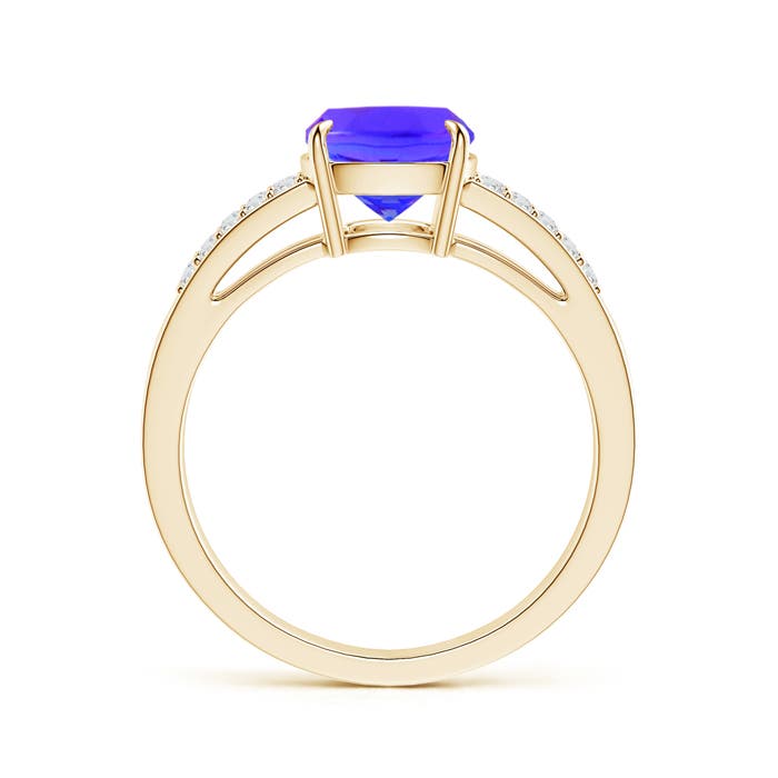 AAA - Tanzanite / 2.61 CT / 14 KT Yellow Gold