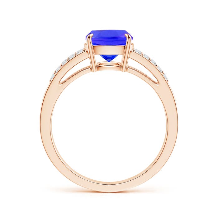 AAAA - Tanzanite / 2.61 CT / 14 KT Rose Gold