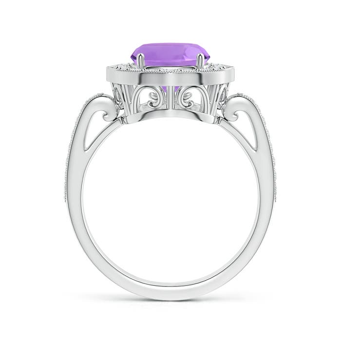 A - Amethyst / 3.18 CT / 14 KT White Gold