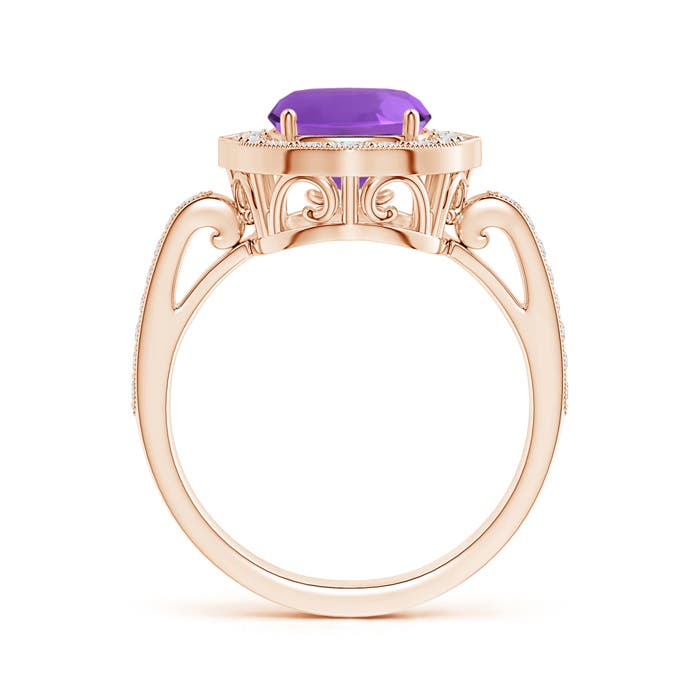 AAA - Amethyst / 3.18 CT / 14 KT Rose Gold