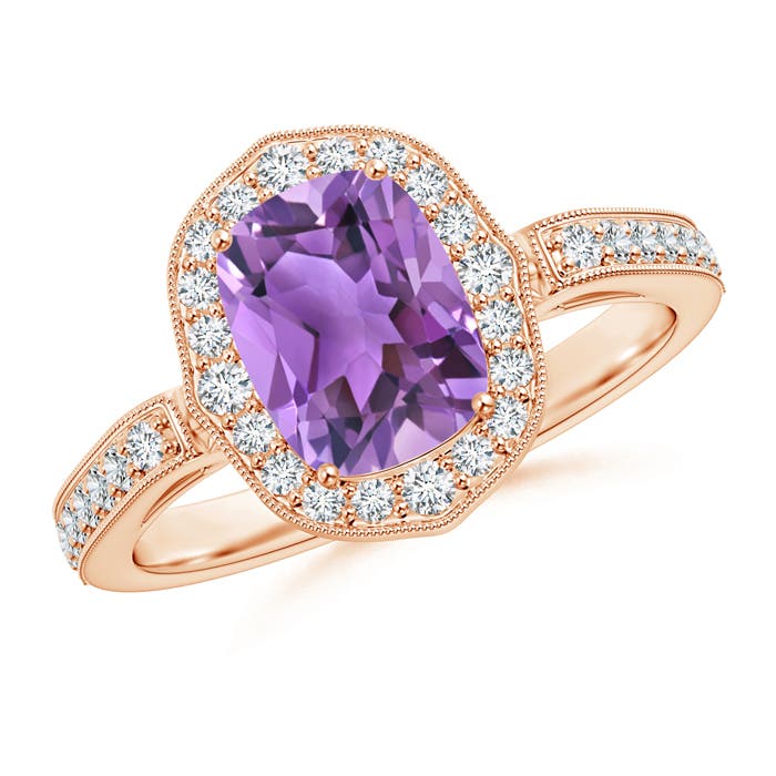 AA - Amethyst / 1.52 CT / 14 KT Rose Gold