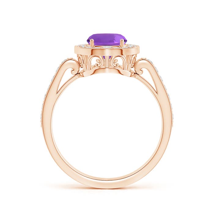 AAA - Amethyst / 1.52 CT / 14 KT Rose Gold