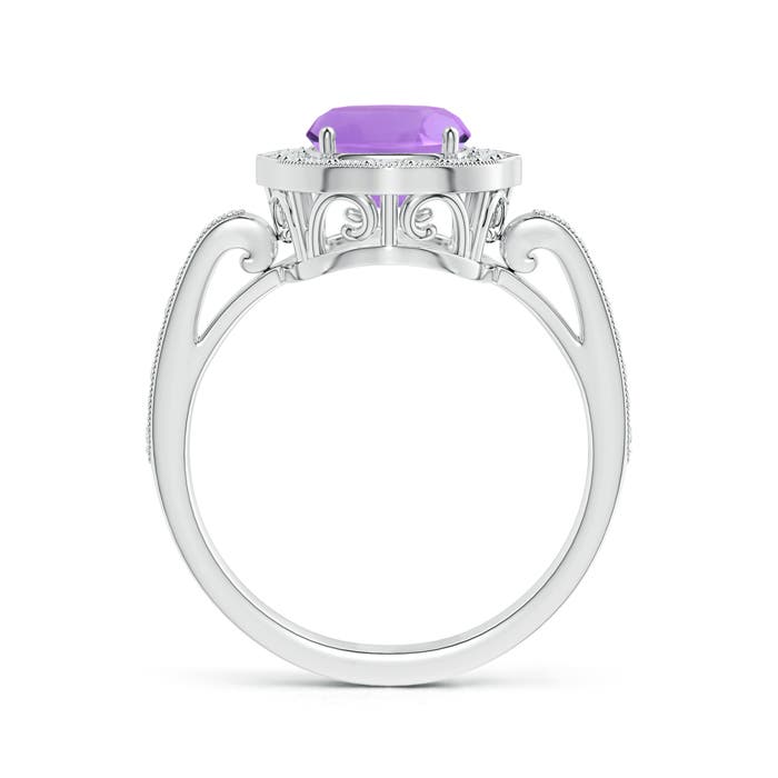 A - Amethyst / 2.39 CT / 14 KT White Gold