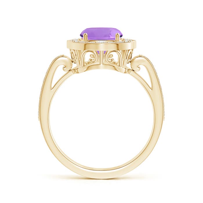 A - Amethyst / 2.39 CT / 14 KT Yellow Gold