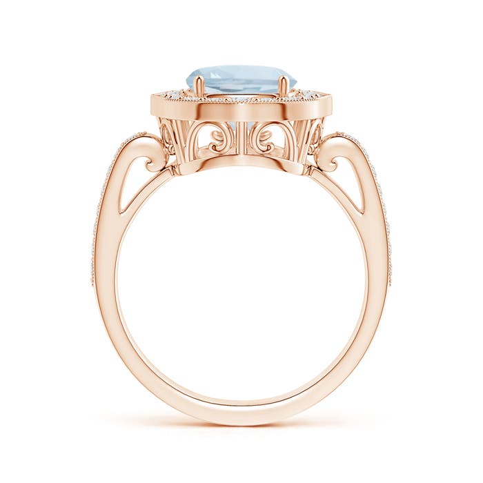 A - Aquamarine / 2.93 CT / 14 KT Rose Gold