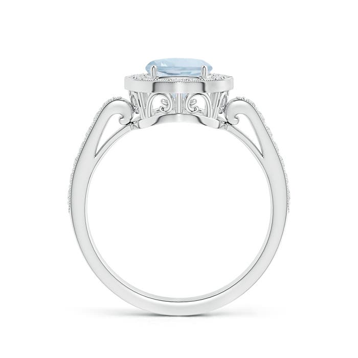 A - Aquamarine / 1.52 CT / 14 KT White Gold