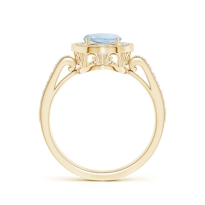 A - Aquamarine / 1.52 CT / 14 KT Yellow Gold