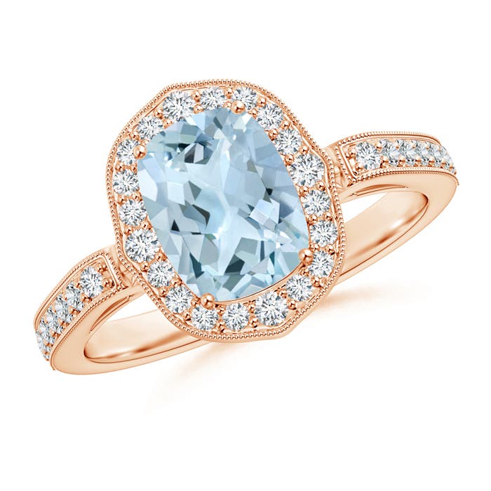 AA - Aquamarine / 1.52 CT / 14 KT Rose Gold