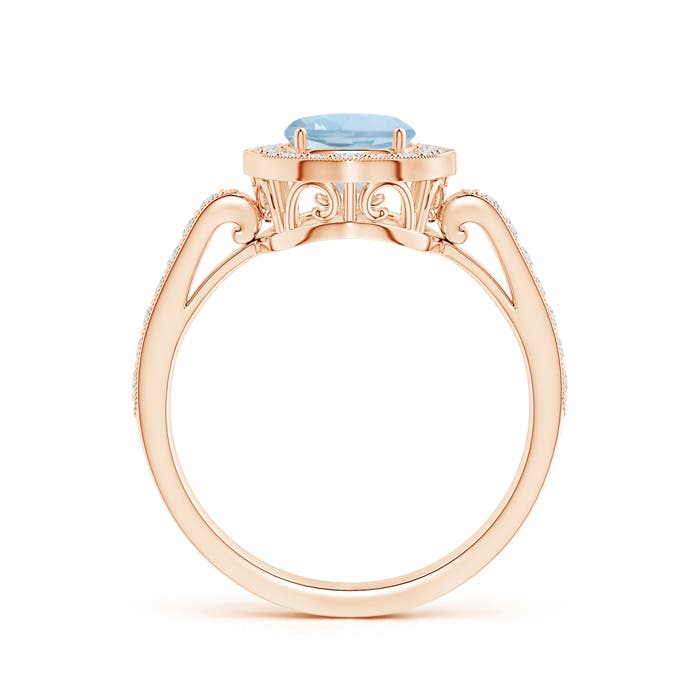 AA - Aquamarine / 1.52 CT / 14 KT Rose Gold