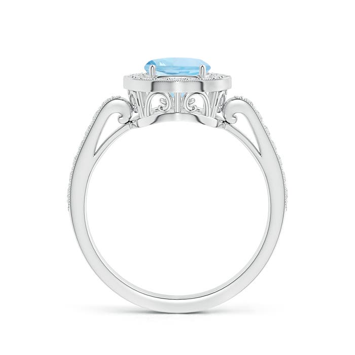 AAA - Aquamarine / 1.52 CT / 14 KT White Gold