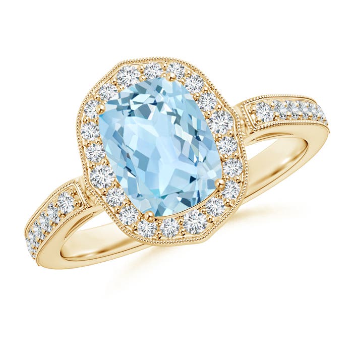 AAA - Aquamarine / 1.52 CT / 14 KT Yellow Gold