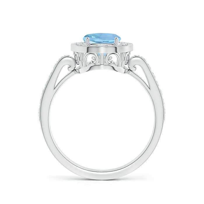 AAAA - Aquamarine / 1.52 CT / 14 KT White Gold