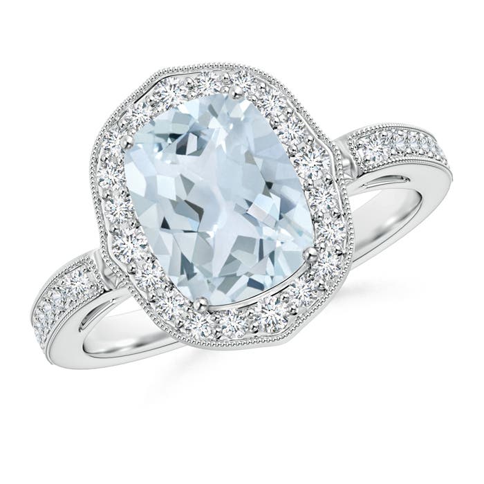 A - Aquamarine / 2.24 CT / 14 KT White Gold