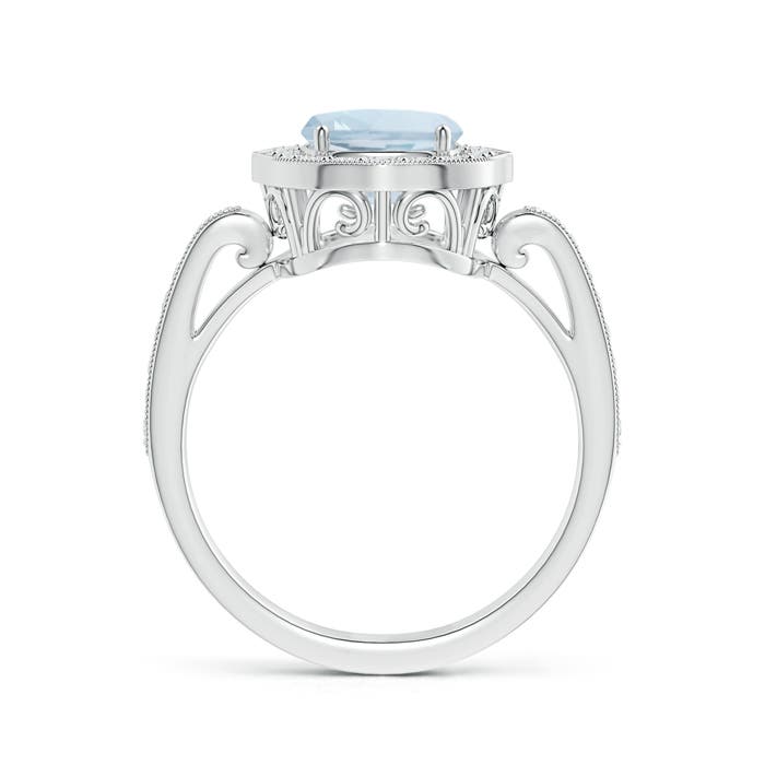 A - Aquamarine / 2.24 CT / 14 KT White Gold