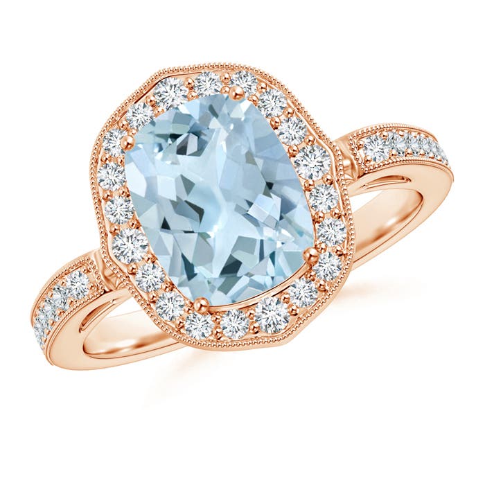 AA - Aquamarine / 2.24 CT / 14 KT Rose Gold