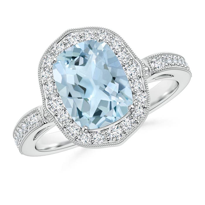 AA - Aquamarine / 2.24 CT / 14 KT White Gold