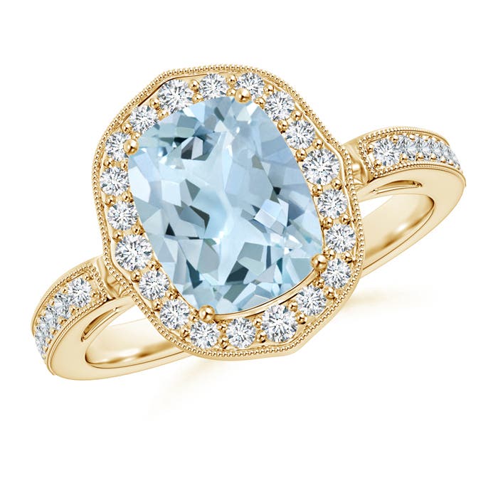 AA - Aquamarine / 2.24 CT / 14 KT Yellow Gold