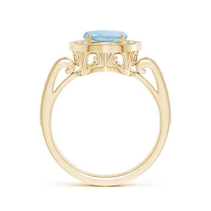 AA - Aquamarine / 2.24 CT / 14 KT Yellow Gold